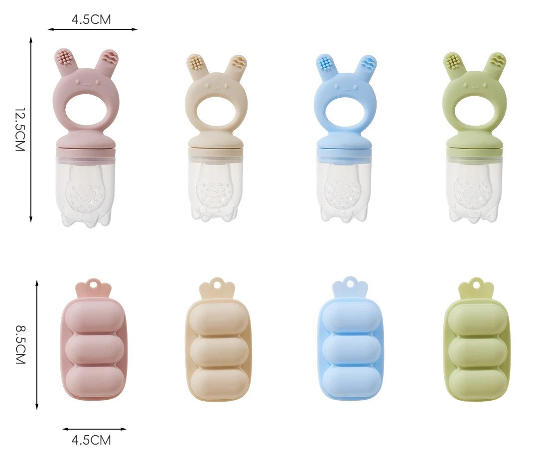 2pcs/set Baby  Food Feeder BPA Free