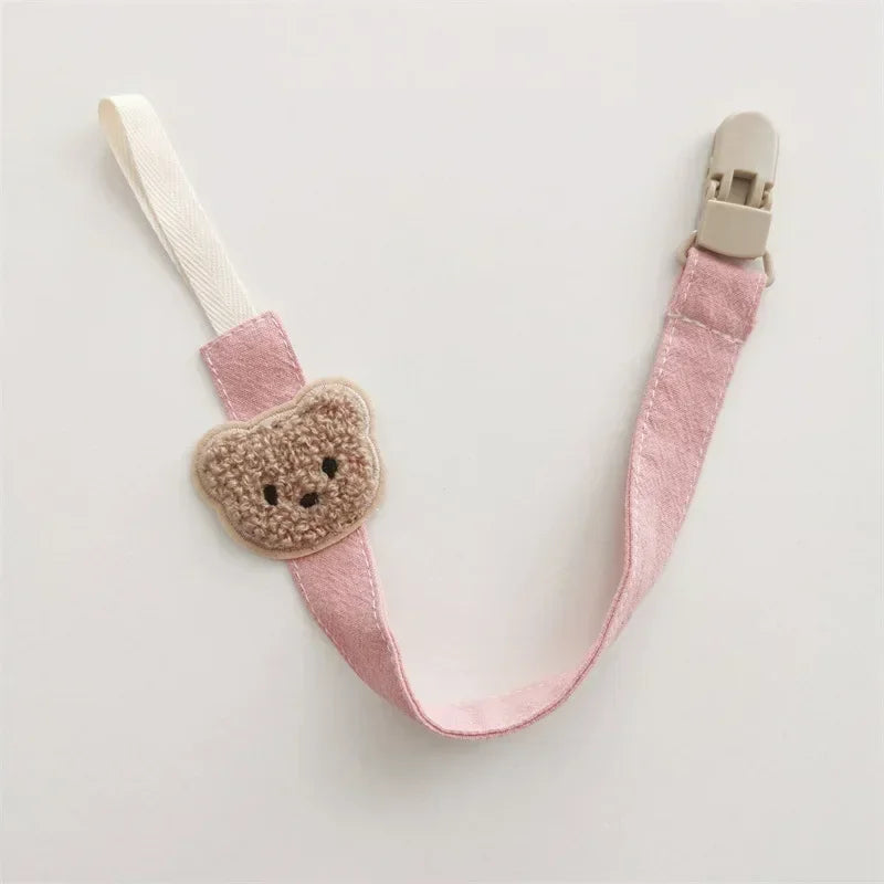 Bear Baby Pacifier Chain Clip