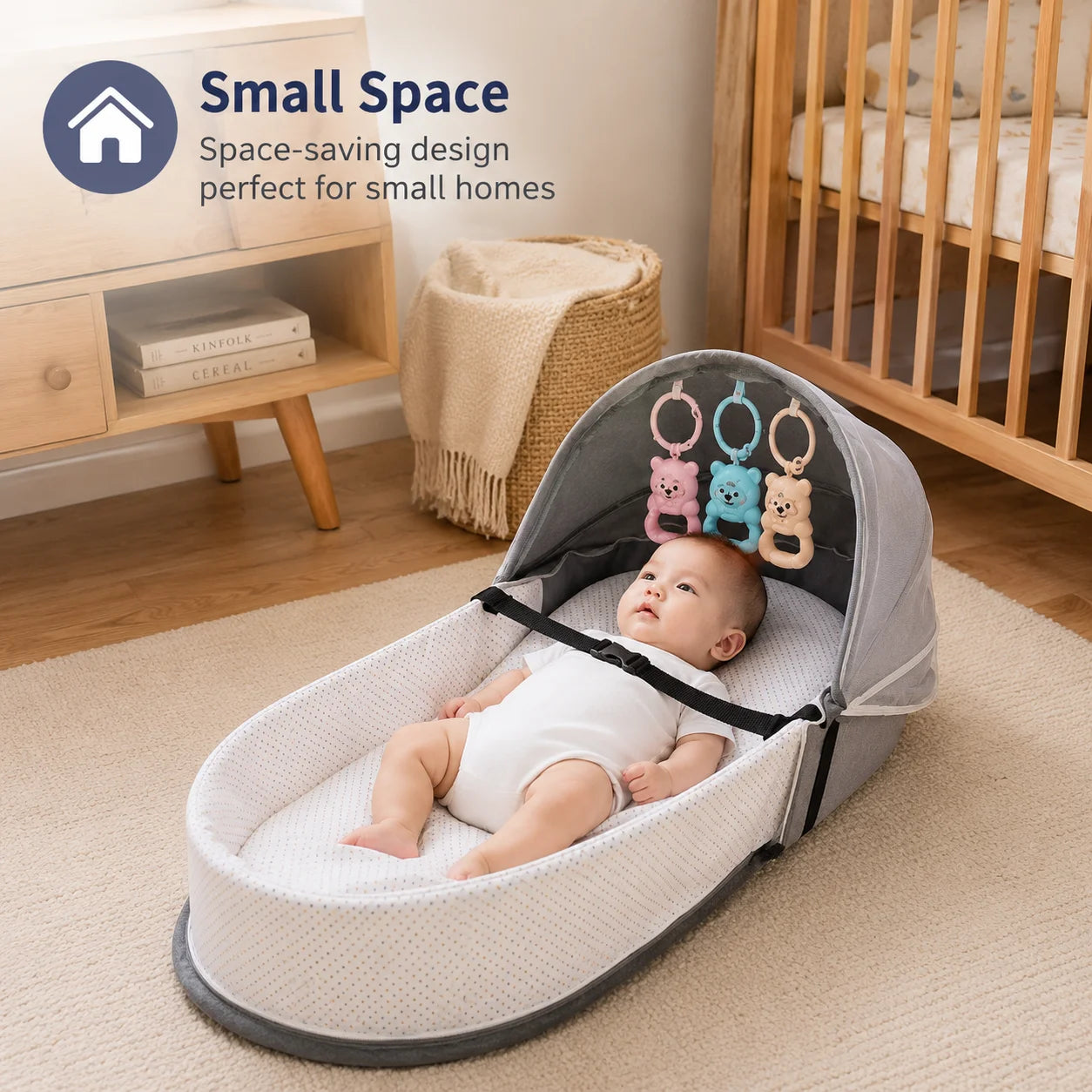 Folding Baby Bed Crib