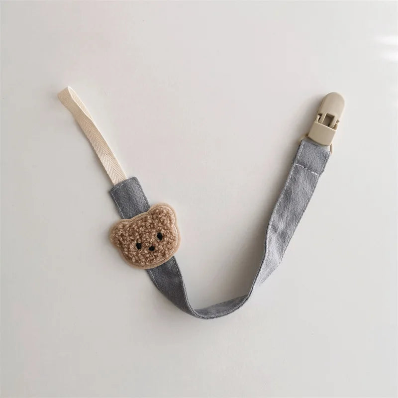 Bear Baby Pacifier Chain Clip