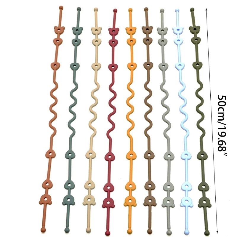 Baby Pacifier Chain with Safety Strap