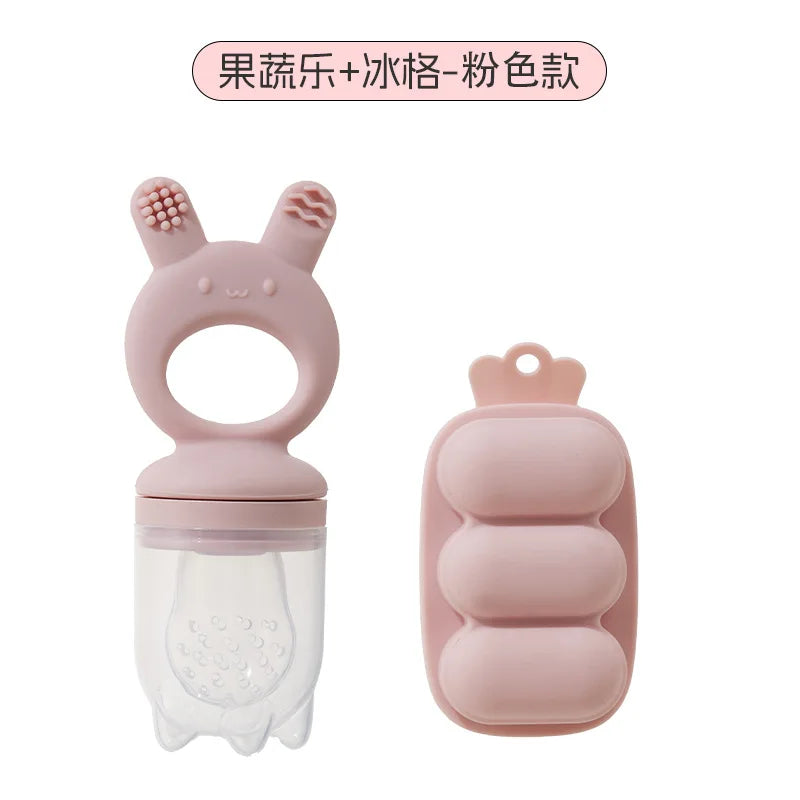 2pcs/set Baby  Food Feeder BPA Free