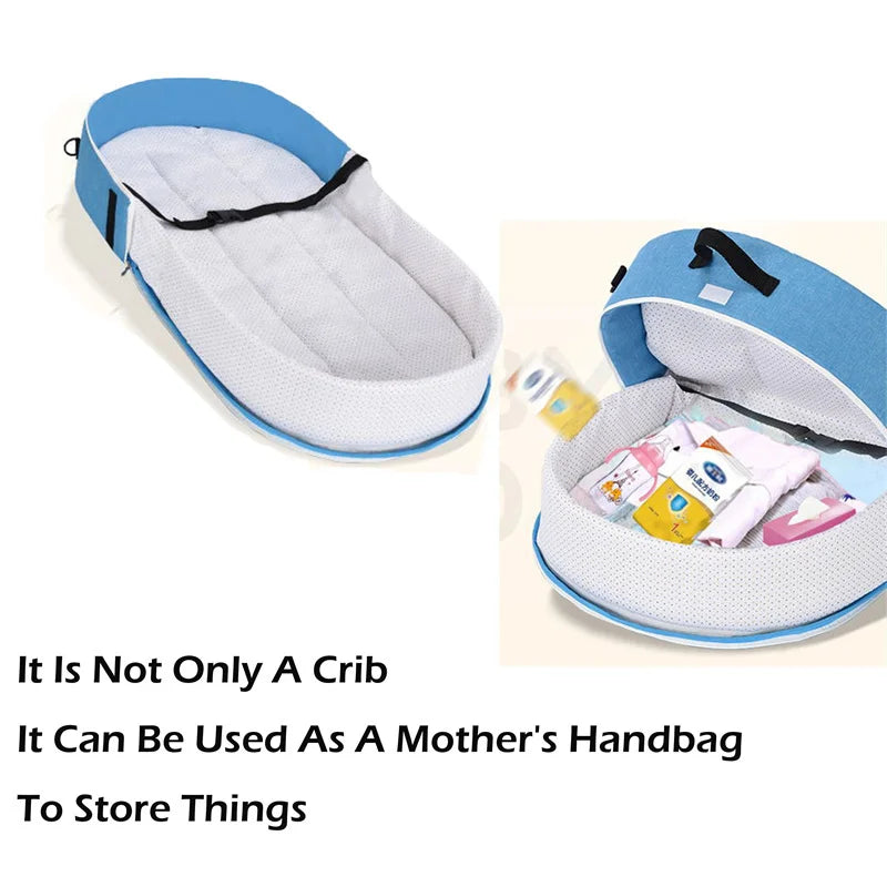 Folding Baby Bed Crib