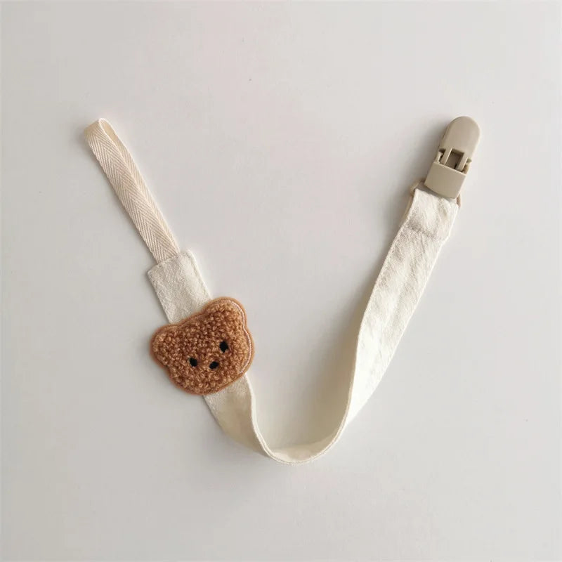 Bear Baby Pacifier Chain Clip