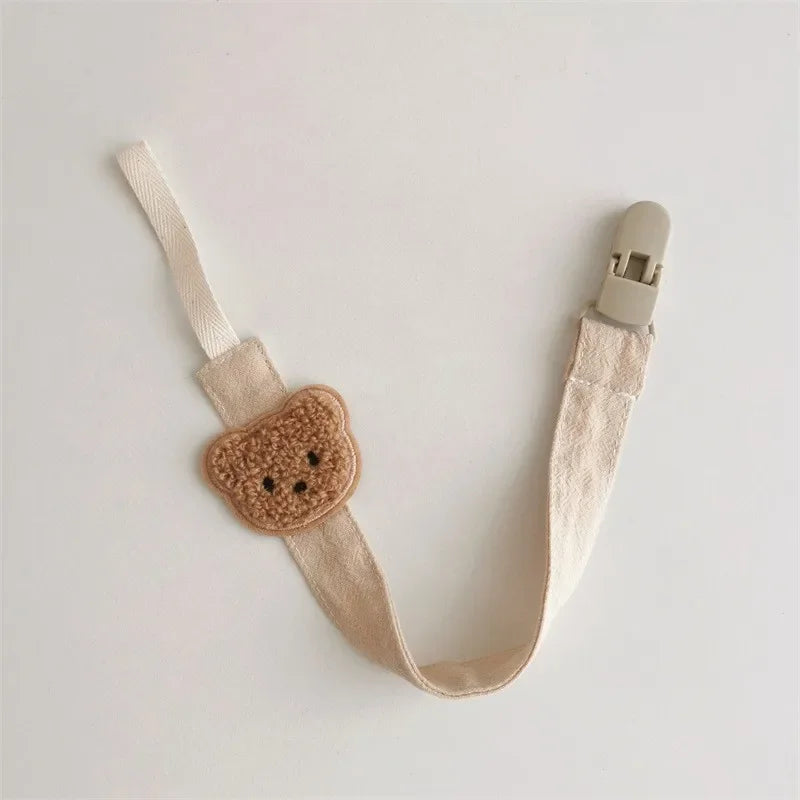 Bear Baby Pacifier Chain Clip