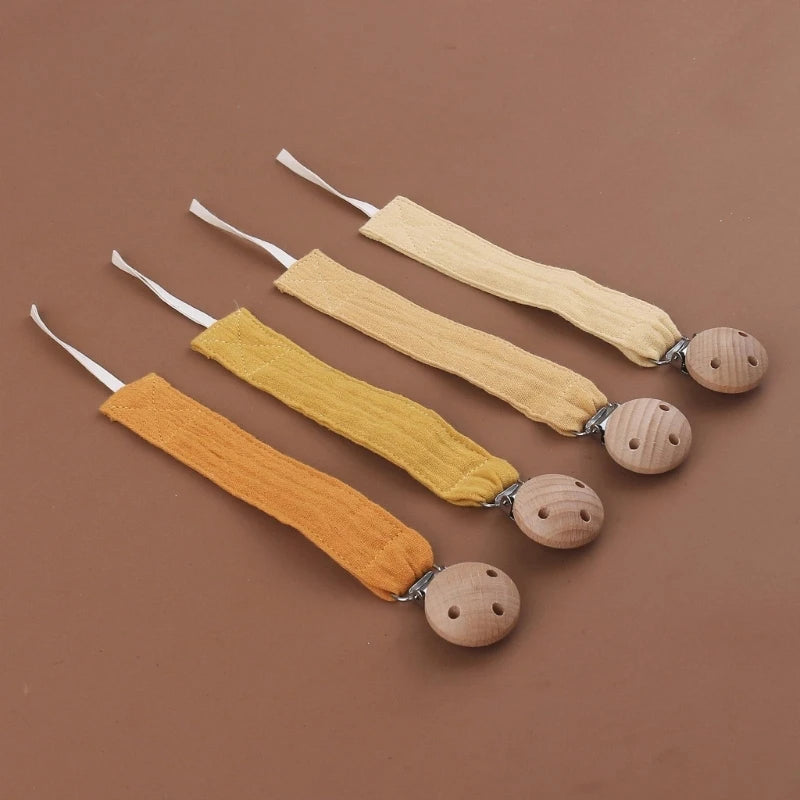 Baby Pacifier Clips Soft Cotton