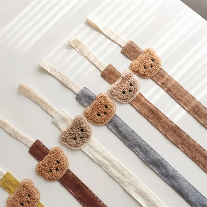 Bear Baby Pacifier Chain Clip
