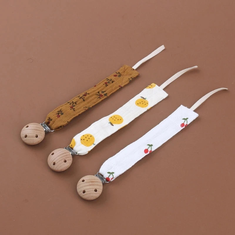 Baby Pacifier Clips Soft Cotton
