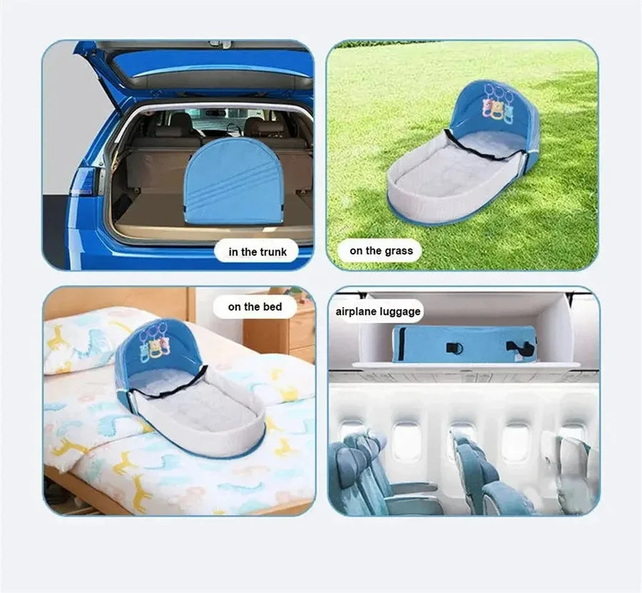 Folding Baby Bed Crib