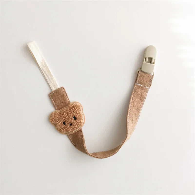 Bear Baby Pacifier Chain Clip