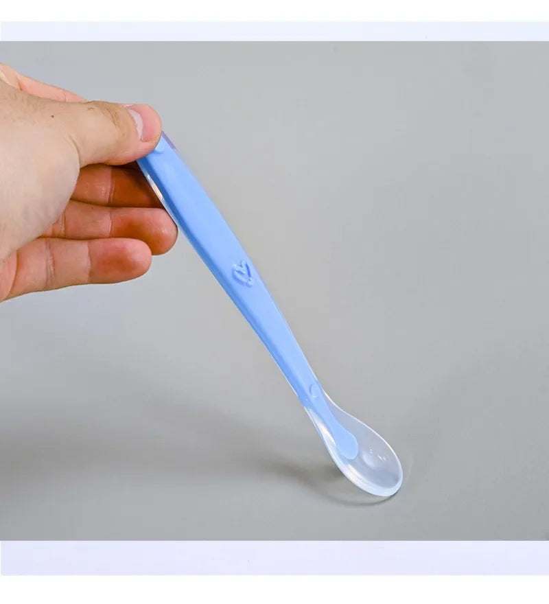 BPA Free Baby Silicone Soft Spoon