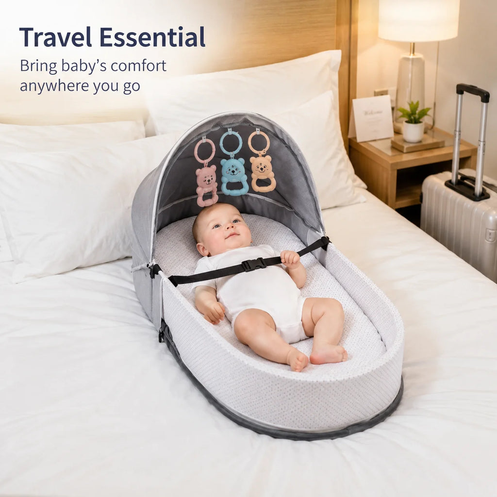 Folding Baby Bed Crib