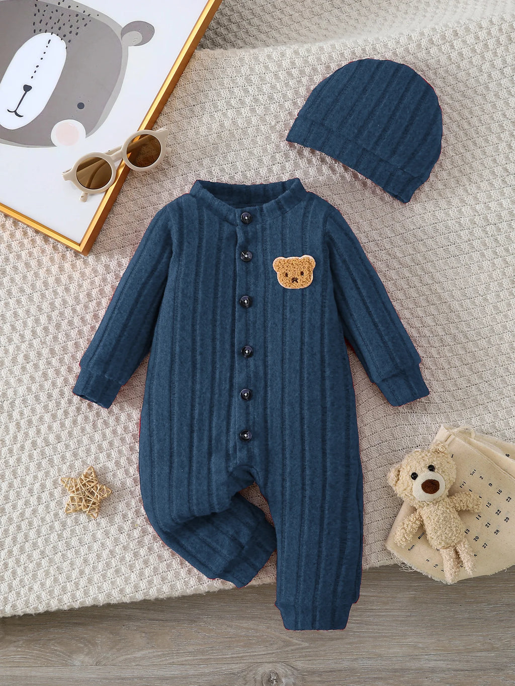 Baby Boy Red Onesie