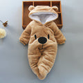 Baby Hooded Footie Romper Fleece