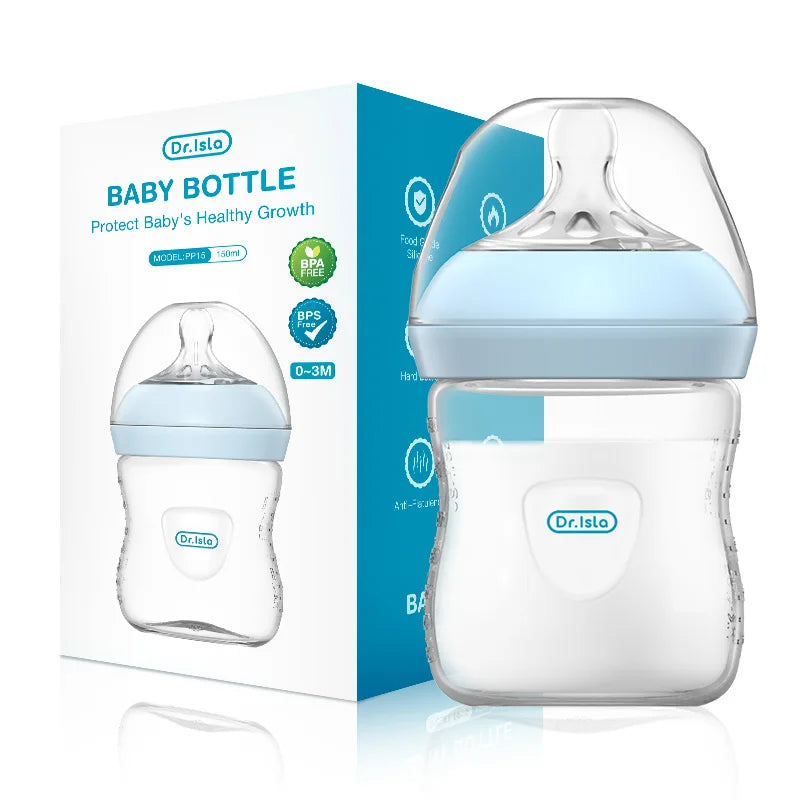 Baby PP Bottle 150/240/330ML Newborn Baby Bottle with Handle BPA Free