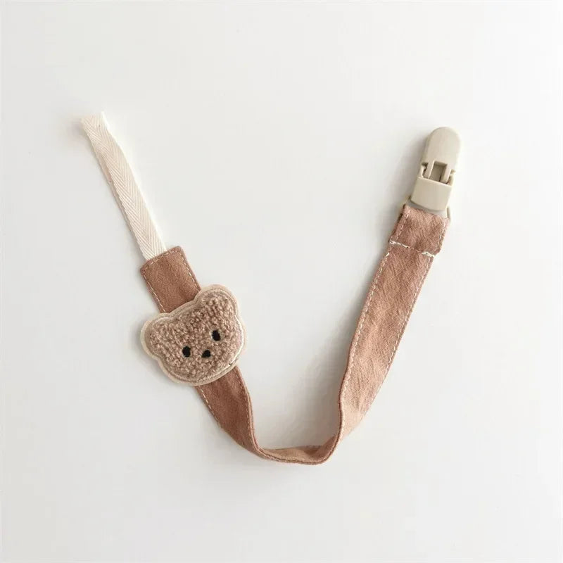 Bear Baby Pacifier Chain Clip