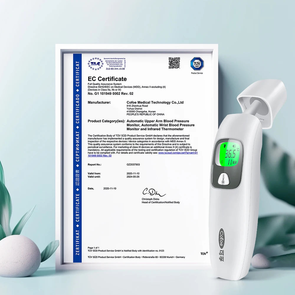 2 in 1 Digital Forehead & Ear Thermometer