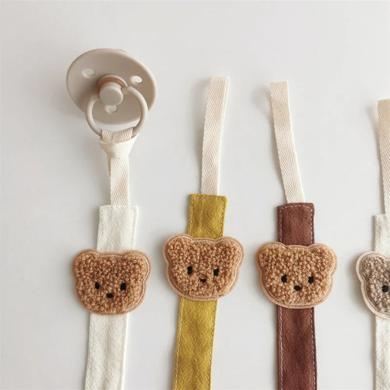 Bear Baby Pacifier Chain Clip
